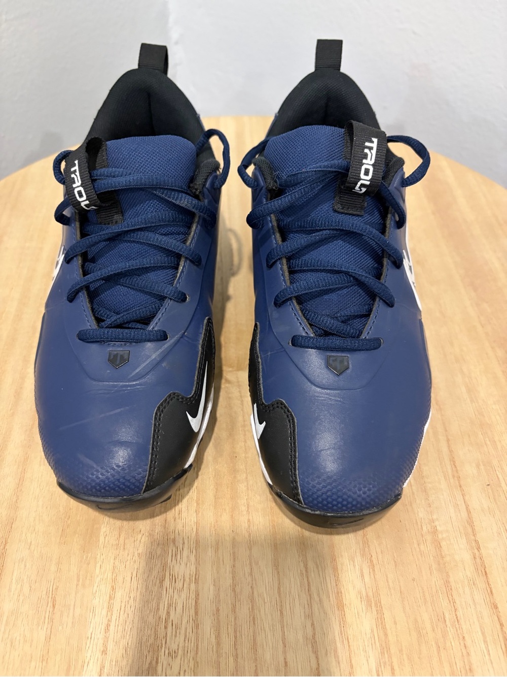 Nike Navy and Black Kids Athletic Cleats